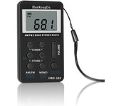 Radio FM Portátil con Sintonizador Digital Auriculares + Batería Recargable