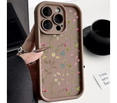 Funda de teléfono de silicona con flores para iPhone 13, iPhone 15 Pro Max 14 12 16 11 XS XR X 7 8 Plus SE 2022