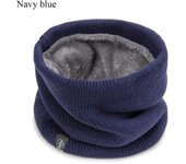 Calentador de Cuello de DOT suave para hambres y Mujeres, Abrigo Gruese, Máscara facial para tener el calor, bufanda Deportiva de Cuero de Lana, fashion
