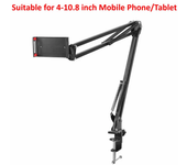 360Degree Long Arm Tablet Holder Stand for 4 to 11inch Tablet Smartphone Bed Desktop Lazy Holder Bracket Support for iPad