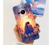 For Funda Xiaomi Redmi A3 Case 2024 Fashion Flower Transparent Silicone Soft TPU Phone Case For Xiomi Redmi A3 RedmiA3 4G Covers