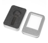 JASTER Free Custom Logo Whistle Pen Drive 128GB Metal Silver USB Flash Drive with Iron Box 64GB Creative Gift Memory Stick 32GB