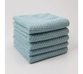 5 Pcs Household Cleaning Cloth Efficient Microfiber Anti-grease Rag for Glass Dish Clean Kitchen Cleaning Towel