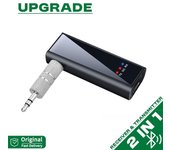 VAORLO 2 IN 1 Bluetooth 5.4 Audio Receiver Transmitter 3.5mm AUX Jack With Airplane Headphone Adapter Set Wireless Stereo Music Hands-Free Calls For Aviation Airplanes TV Car Kit Amplifier Speaker