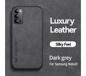 KEYSION Luxury Leather Case for Samsung Note 20 Ultra 5G Note 10 Plus Shockproof Phone Back Cover for Galaxy S20+ S20 FE