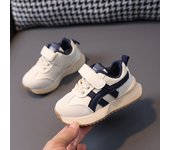 Nuevas zapatillas de deporte para niñas, zapatos de cuero para correr, zapatos para bebés y niños pequeños