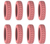 8Pcs Suitcase Wheels Protection Cover Universal Luggage Wheels Protector Silicone Trolley Box Casters Covers with Silent Sound
