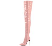 2025 Women's Boots Over Knee Large Metal Heel Fashion 12cm Heel Height