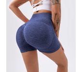 Pantalones cortos de yoga sin costura para mujeres, pantalones deportivos para gimnasios, pantalones ajustados para cintura alta