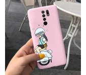 For Redmi 9 Phone Case 6.53 inch Xiaimi Redmi 9 Soft Silicone Phone Cases TPU Back Cover On Capa Redmi9 Cute Bear Cartoon Bumper