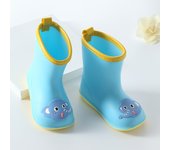 Zapatos de lluvia para niños, niños y niñas, botas de lluvia de tubo medio, bebés y niños pequeños de 1 a 6 años, zapatos de agua para niños, zapatos de goma, compañeros de clase