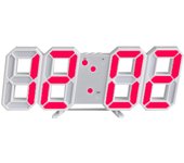Reloj de pared digital para casa dormitorio Salón Despertador luz