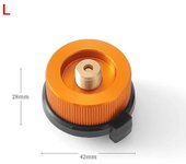 Outdoor portable adapter, stove connector, ultra light fuel tank bracket, gas cylinder folding tripod, camping supplies