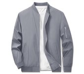 MAGCOMSEN Bomber Jacket for Men Casual Sportswear Lightweight Windbreaker Baseball Jacket with Zipper Pockets