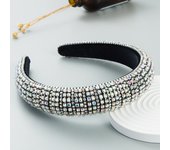 1pcs Rhinestone Headband Women Girls Thick Padded Headband Bling Glitter Sparkly Colorful Diamond Headband Fashion Head Band Holiday Formal Hair Accessories For Women Girls Gifts