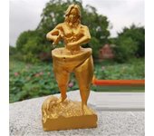Art Abstract Self FitnessCarve Sculpture Decoration Bodybuilding Figures Muscle Men Resin Statue Fitness Room Craftwork Decor