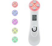 Masaje Facial de radiofrecuencia, máquina de estiramiento Facial, therapy de fotones Led, Device de Belleza antiarrugas de microcorriente
