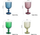 Of 4 Wine Glasses Set Anniversary, Red Or  Drinking Glassware For Beer,Juice,tail,Whiskey,Water Christmas Gift