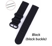 Nylon Band 18mm 20mm 22mm 24mm Repment Watch Strap for Samsung Gear Amazfit MOTO Universal Knit Bracelet with Pins