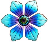 Porch Indoor Outdoor Home Decoration Sculpture Iron Art Wall Hanging Metal Flower Ornament Garden Craft