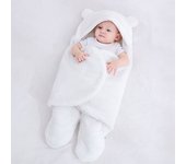 Newborn Baby Wrap Blankets Soft Baby Sleeping Bags Thicken Bedding For Newborn Fleece Infant Sleepsack 0-9 Months