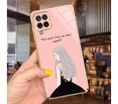 For Samsung Galaxy A22 5G Case SM-A226B  Plating Square Soft Silicon Cover For Samsung A22 4G A225F Phone Case For Women Fashion