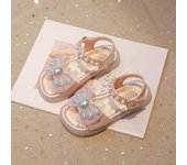Niñas Princesas Sandalias Soft Sole Antideslizante Moda Para Niños 3-12 Años Casual Sandalias De Playa