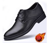 Zapatos De Cuero Para Hombre, Ropa Formal De Negocios, Zapatos De Hombre, Con Cordones, Zapatos Casuales Versátiles
