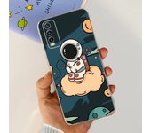 For Vivo Y12S Case V2026 V2033 V2042 Back Cover Luxury Marble Soft Silicone Cover For Vivo Y20 Y20A Y20i Y20G Y20S Y11S TPU Case