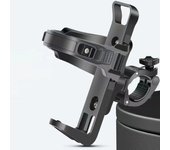 Portabotellas de ABS para Bicicleta de Montaña, encendedor giratorio ajustable para Bebidas, color Negro