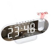 Despertador proyector pantalla  dormitorio hogar multifunción Reloj LED