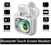 Wireless Earbuds With Touch Screen In-Ear Earphone ANC Noise Cancellation Long Battery ENC Mic Compatible With IOS Android