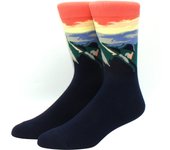 Cotton Socks Men Starry Night Winter Retro Women Personality Art Van Gogh Jesus Socks Oil Painting Socks Funny Happy Socks Male