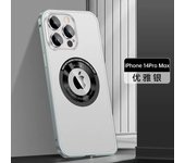 【mym 3c】Suitable for Apple iPhone 15promax Magsafe magnetic leakage standard 14 metal bezel shell 12 full package lens iPhone