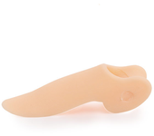 6Pcs=3Pairs Gel Little Toe Separator Corrector Pinky Toe Protector Pain Relief for Blisters Corns and Calluses Foot Care