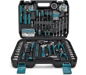 Caja de Herramientas 379 Piezas - Juego de Herramientas con Cajón Portátil Completo para Reparaciones Domésticas y Automotrices Kit Herramientas para Manitas DYIers y Propietarios de Hogares