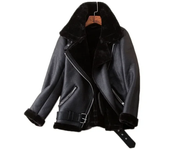 Women's winter coats, thick faux fur, sheepskin, fur jackets, bomber coats