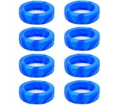 8Pcs Suitcase Wheels Protection Cover Universal Luggage Wheels Protector Silicone Trolley Box Casters Covers with Silent Sound