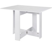 Mesa de Comedor Plegable Cocina Salón Mesa Auxiliar con 2 Alas Abatibles Ahorra Espacio Diseño Moderno cuatro colores