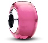 For jewelry making 925 sterling silver summer new mini pink glaze beads beading 925 sterling silver original