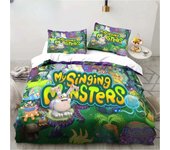 3D Print My Game Singing Monsters Bedding Sets Comforter Quilt Bed Cover Duvet Cover Pillow Case Sets Kids Adult Size