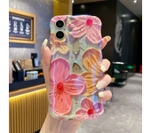 Funda trasera antigolpes con flores 3D de lujo para iPhone 15 Pro Max 14 13 Pro, funda protectora para iPhone 16 Pro Max 15 14 13 12 11 Capa