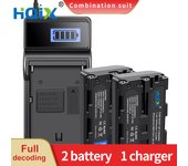 HQIX for Sony A77Ⅱ ILCA-77M2 A99Ⅱ SLT-A65 A57 A77 A99 A58 A100 A450 A550 A560 A580 A850 A900 Camera NP-FM500H Charger Battery