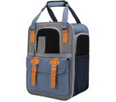 Mochila extensible para mascotas, bolsa de viaje transpirable para exteriores, Transportín portátil para gatos y perros