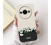 For Xiaomi Redmi A3 Case Lovely Panda Cartoon Anti-Fall Funda Soft Silicone Matte Cover For Xiomi Redmi A3 A 3 RedmiA3 4G Bumper