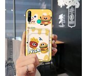 Card bag Cover Phone Case For Huawei P40 Lite E/Y7P/Honor 9C TPU Back Cover Full wrap Soft case Cartoon Cute Waterproof