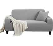 Elastic  Sofa Covers For Living Room Geometric ArmChair Knitted Corn Grid Fabric Sofa Slipcovers Chair Protector Home Decor