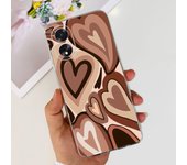 For OPPO A38 4G Case CPH2579 A 38 Shockproof Cover Stylish Flower Love Heart Soft Silicon Funda For OPPO A18 CPH2591 Coque 6.56"