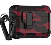 Security Lock Case For 2023 2022 Airpods Pro 2 Accessories Camouflage Case with Switch Headset Case Shockproof Cover For AirPods
