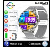 Reloj inteligente ultra HD de 1,85 pulgadas, dispositivo con seguimiento GPS, Llamadas por Bluetooth, Katería Grande de 710mAh